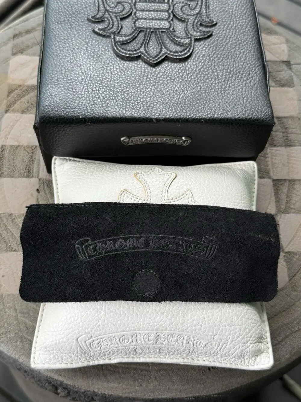 Chrome Hearts Black Cross Eyewear Glasses Cleaning Cloth Microfiber